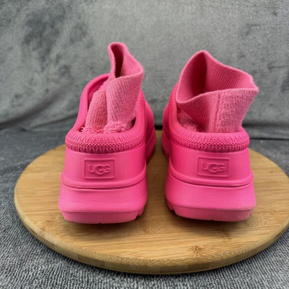 UGG Shoes Womens Size 10 Pink Rubber Waterproof Lined Slip On Clog Sneakers - Picture 4 of 11